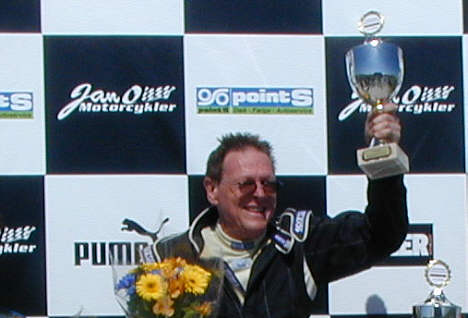 Jørgen 'Gamle' Hansen kørte sig til to 1. pladser ved Copenhagen Racing Grand Prix på Sturup Raceway.